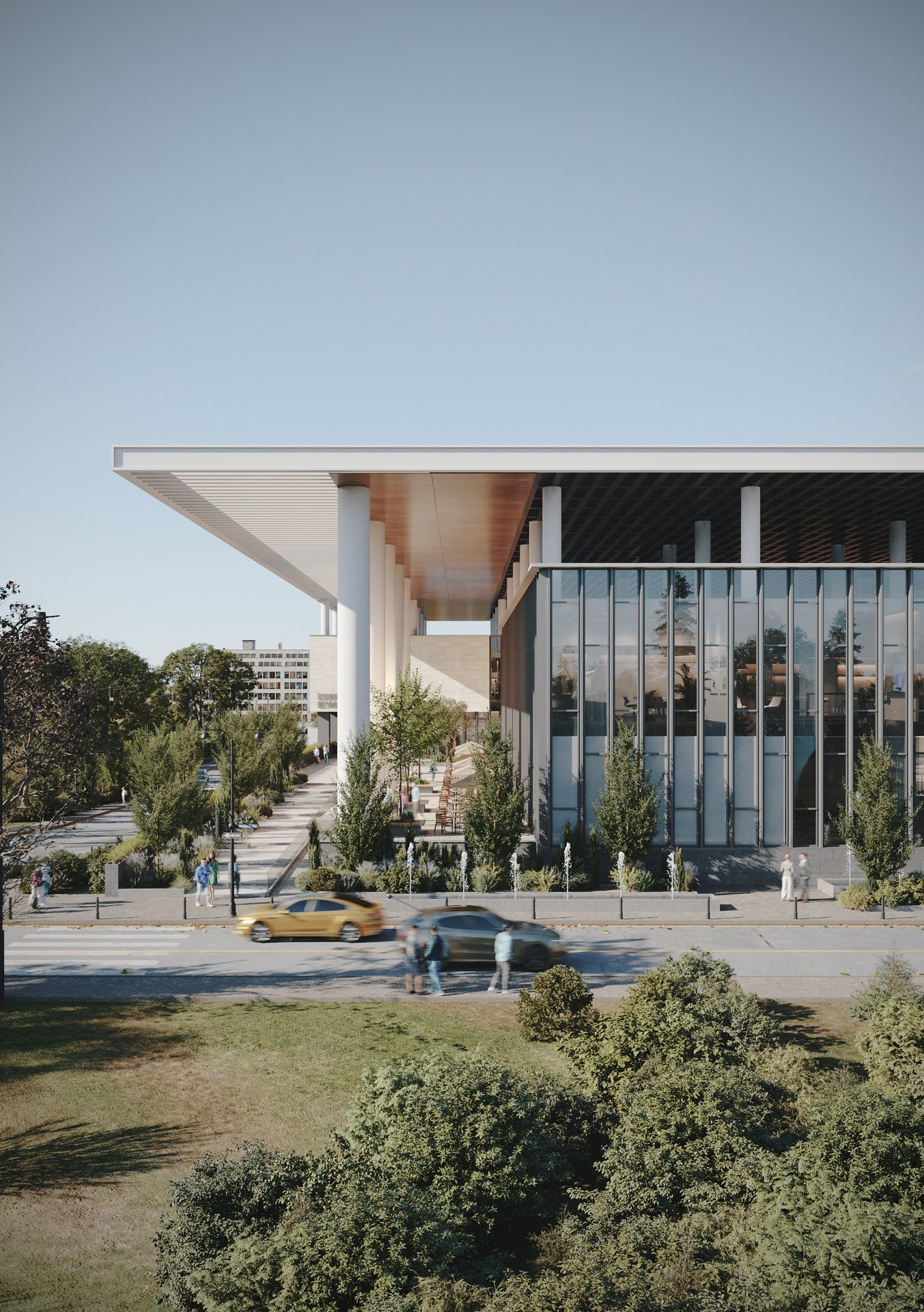 Beygan Kültür Merkezi - Dış Mekân Görselleştirme